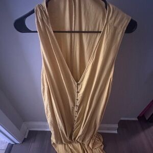Universal Standard Mustard Maxi Dress
